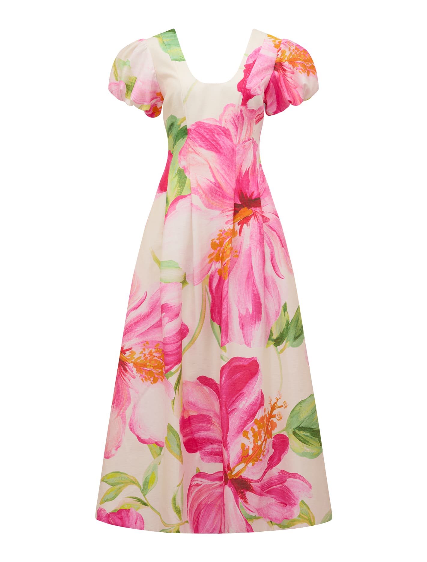 Lily Scoop Neck Midi Dress Forever New