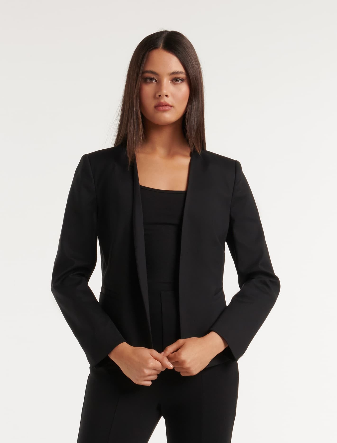 Alyssa Fitted Blazer Black Forever New