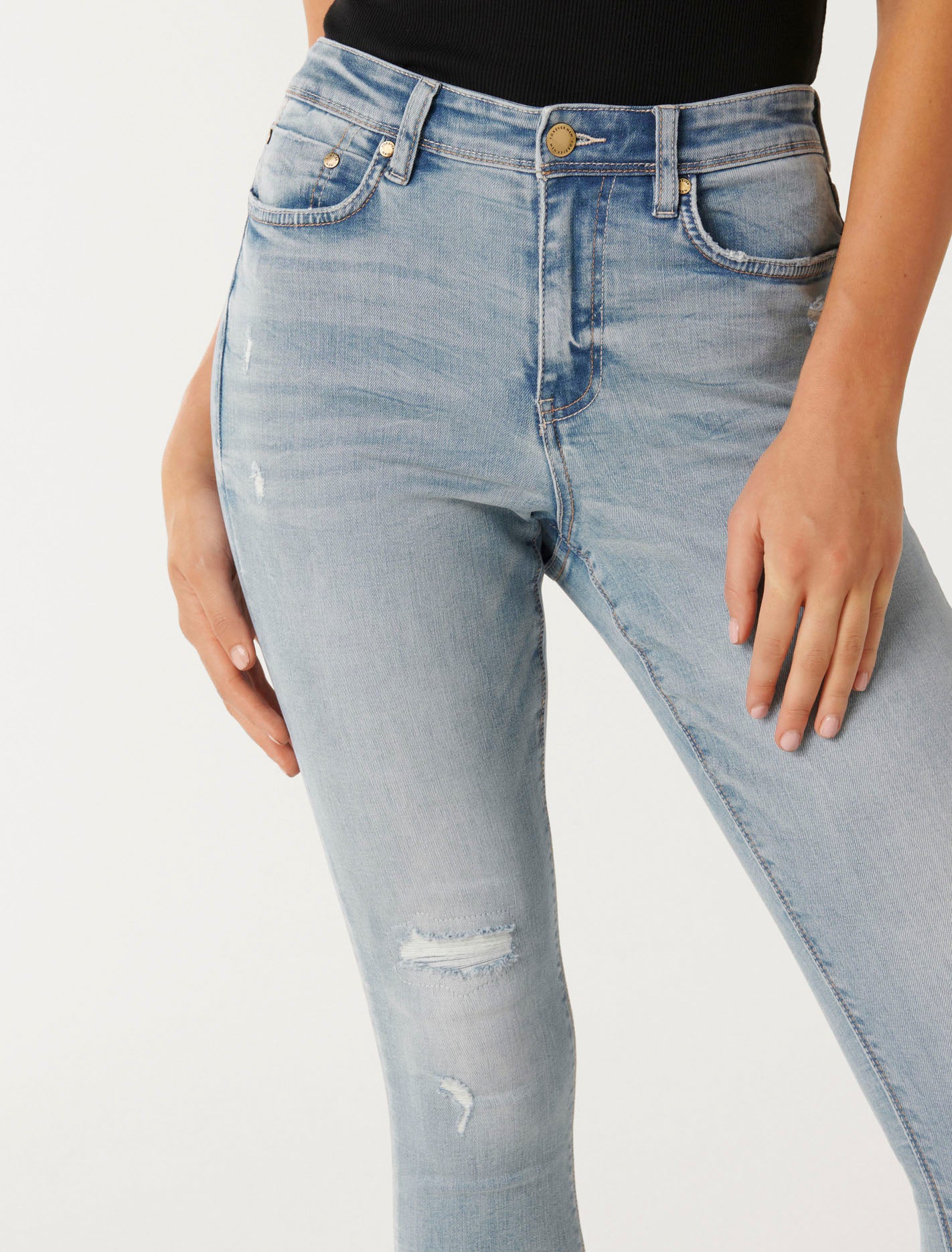 Nala Mid-Rise Ankle Skinny Jeans Forever New