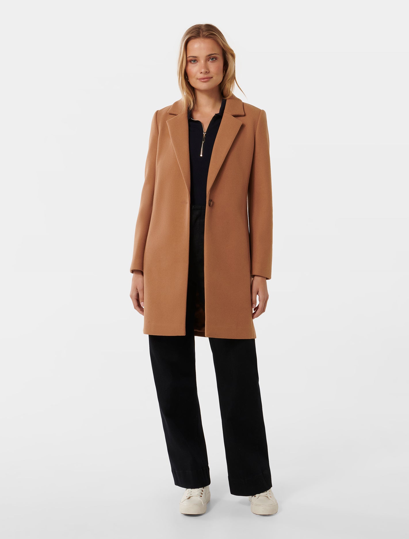 Anna Single Breasted Coatigan Forever New