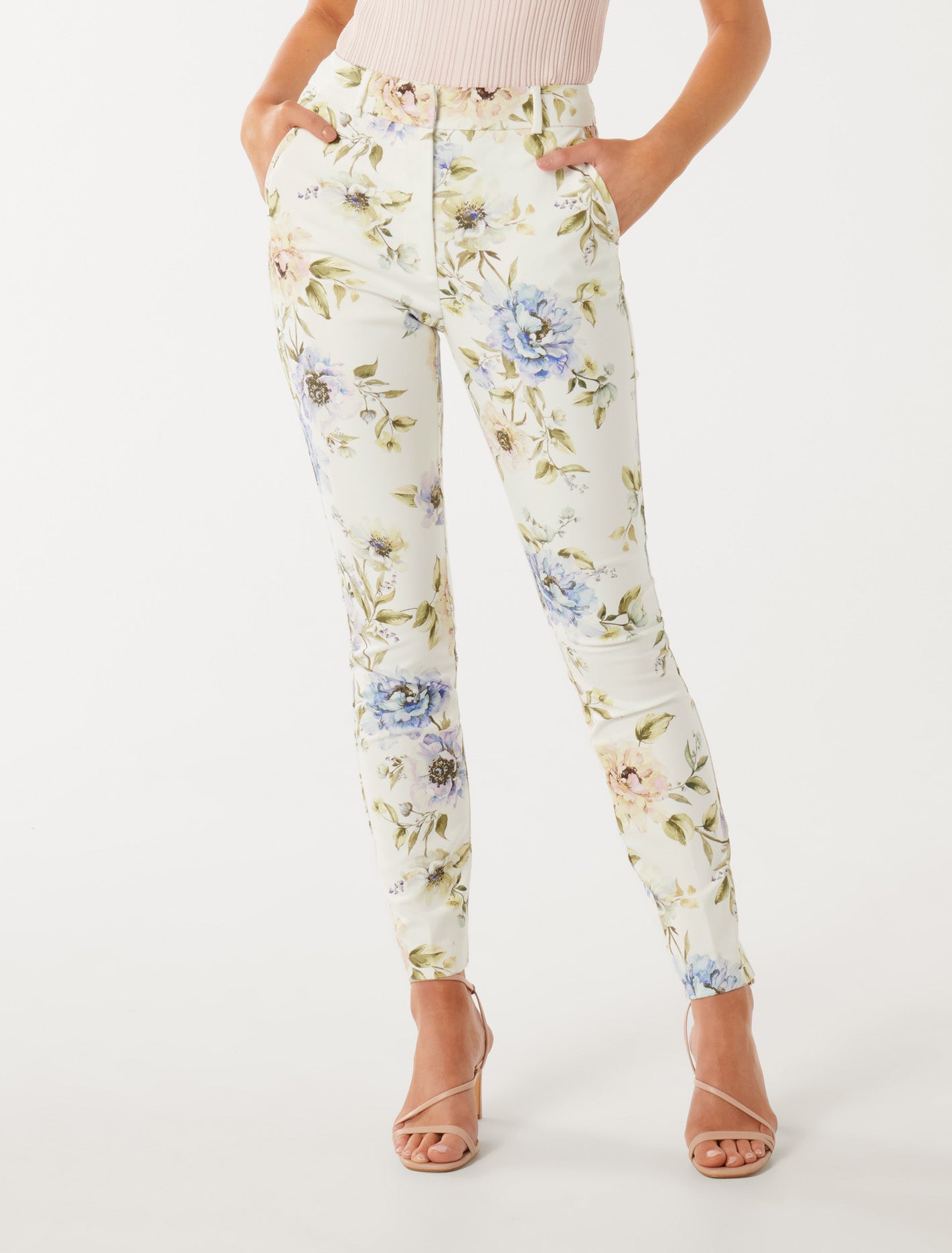 Sophie High Waist Pants Dark Haven Floral