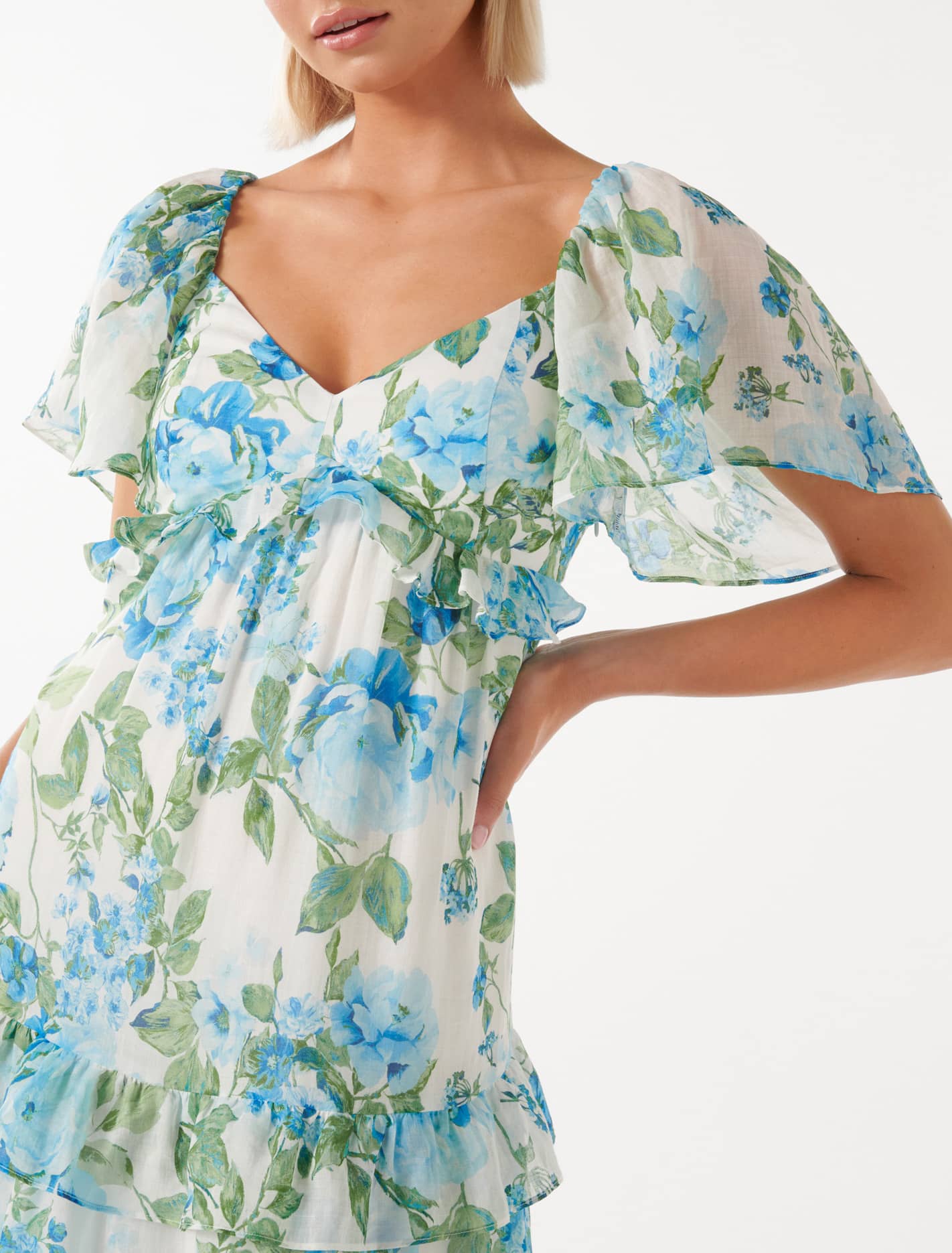 Laurel Tiered Skirt Midi Dress Forever New