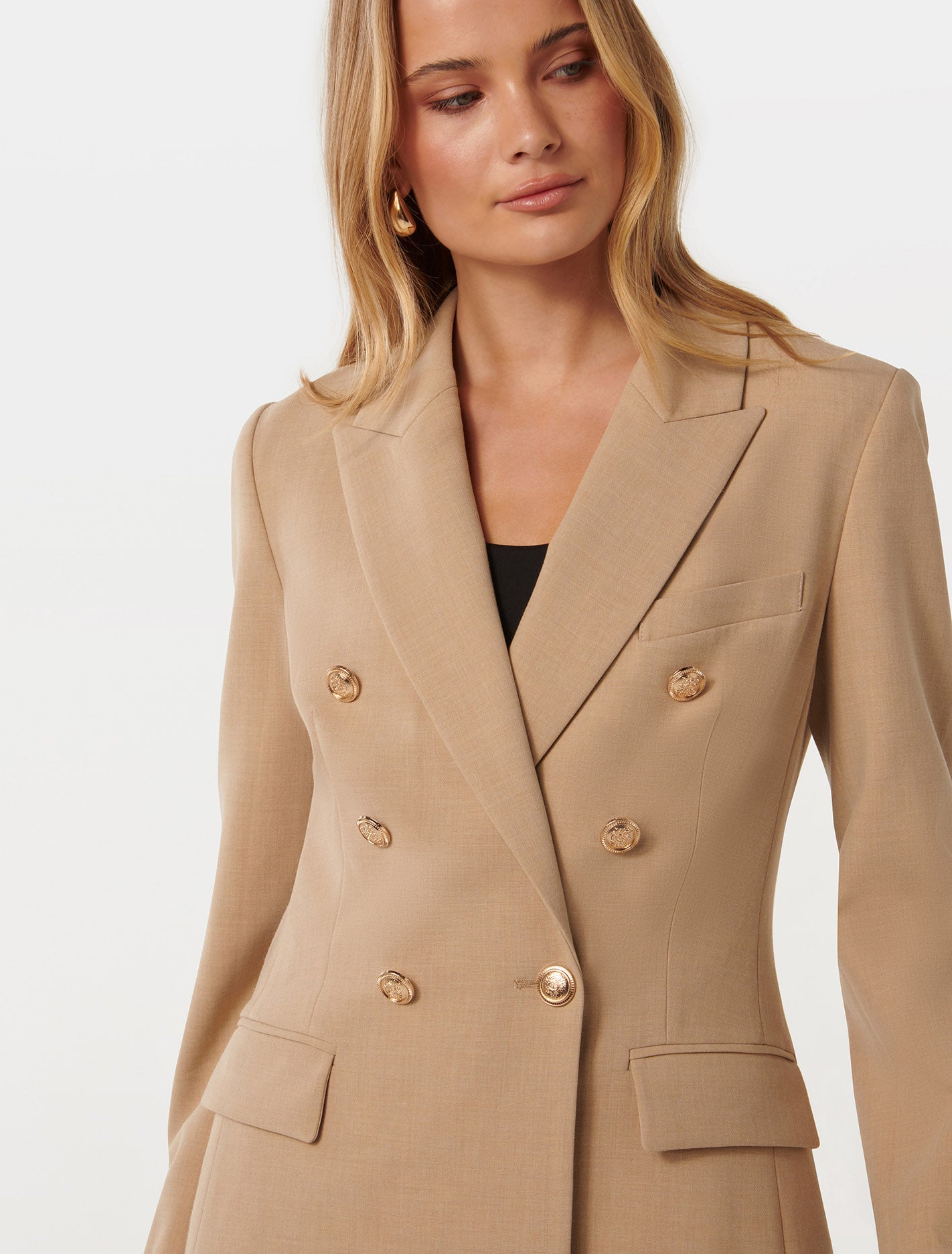 Immie Double Breasted Blazer Forever New