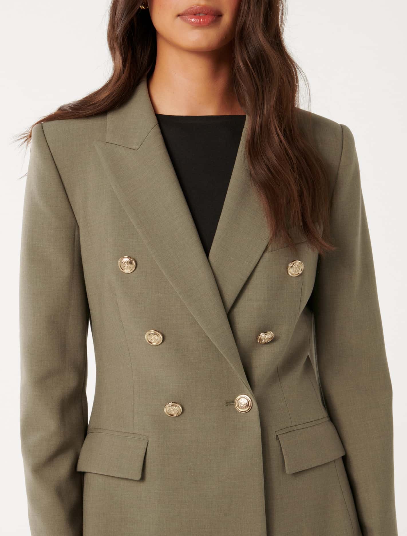 Immie Double Breasted Blazer Forever New