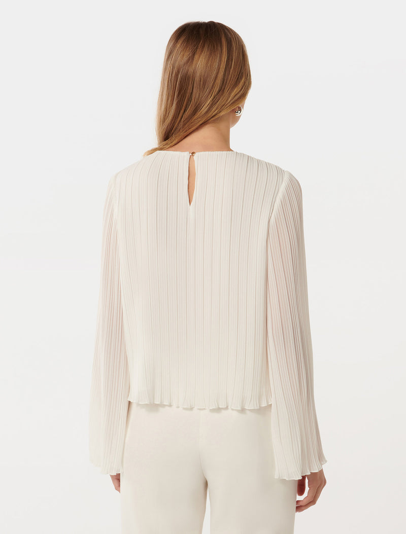 Paxton Pleated Shell Top Forever New