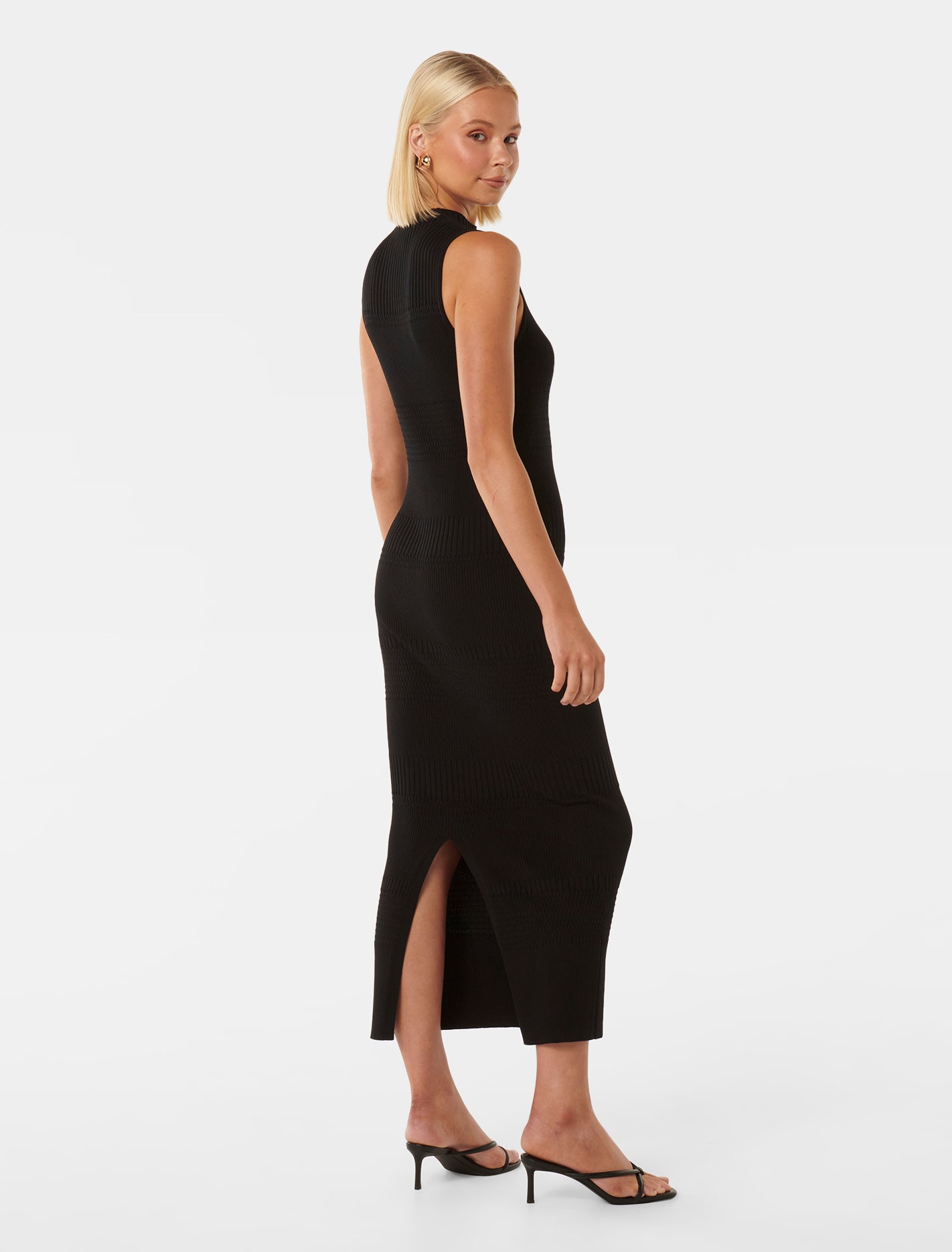 Lexi Sleeveless Self Knit Midi Dress Forever New