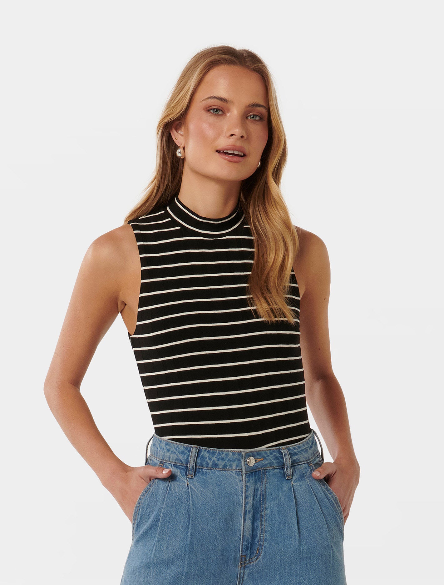 Madeline Mock Neck Top