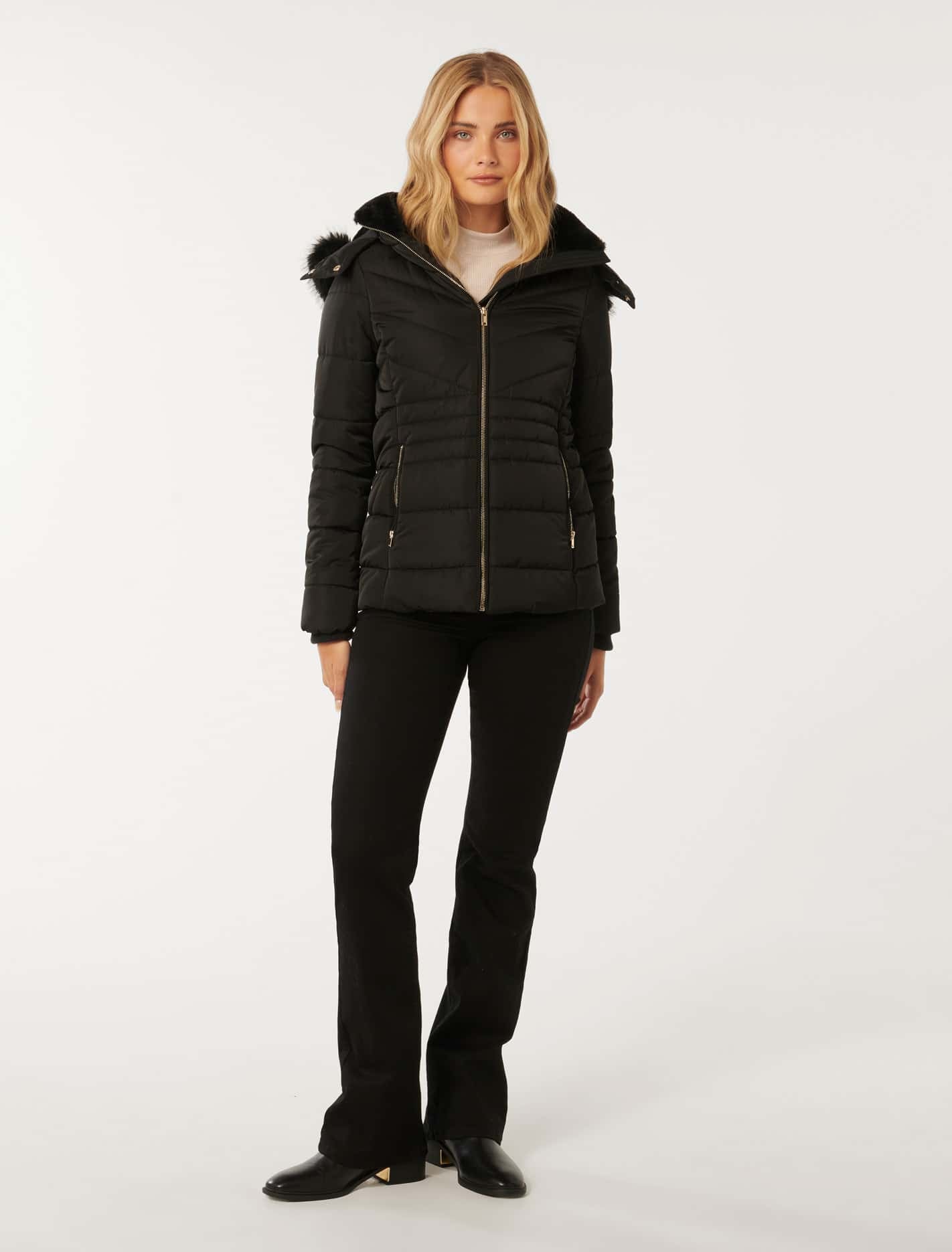 Mimi Short Puffa Jacket Forever New