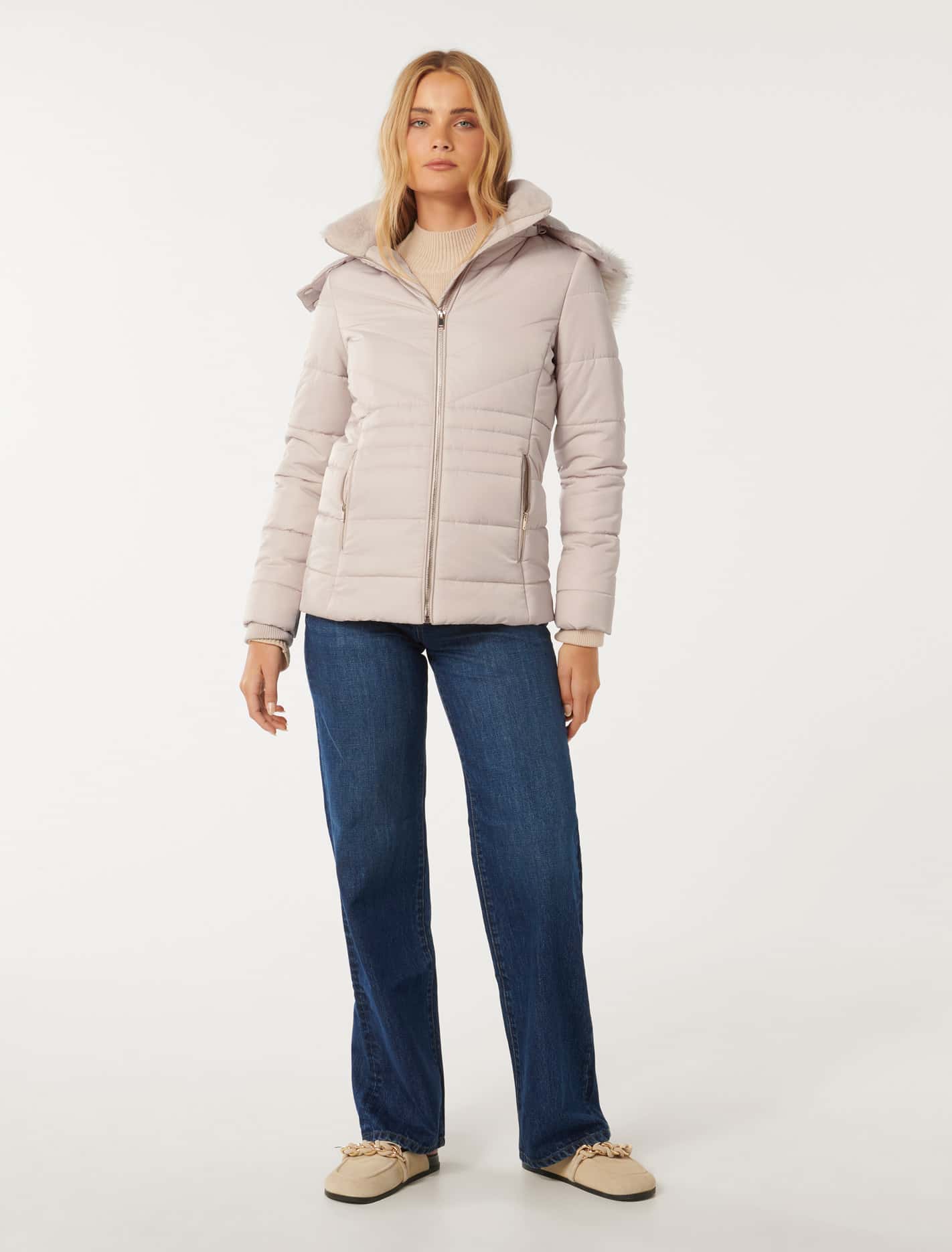 Mimi Short Puffa Jacket Forever New