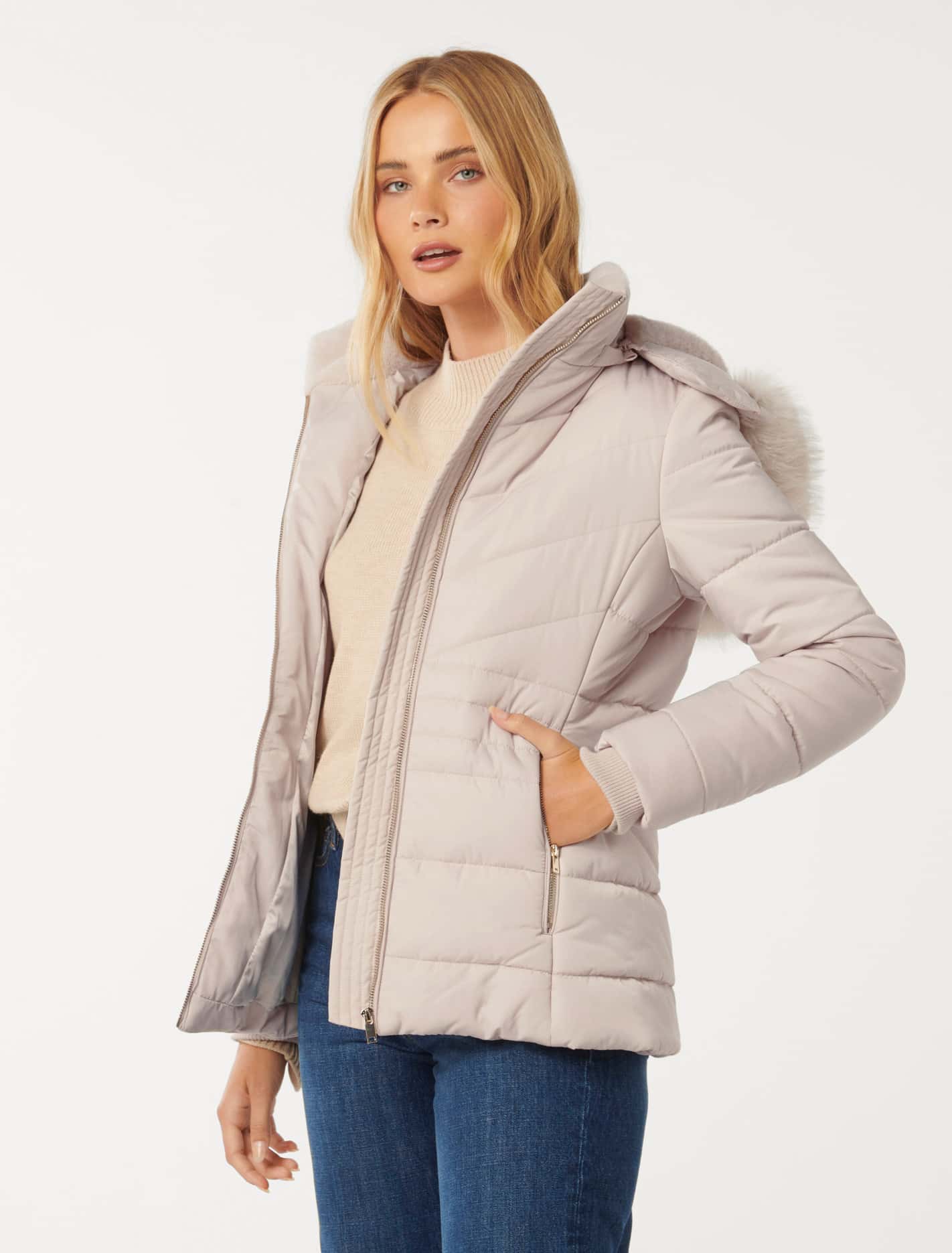 Mimi Short Puffa Jacket Forever New
