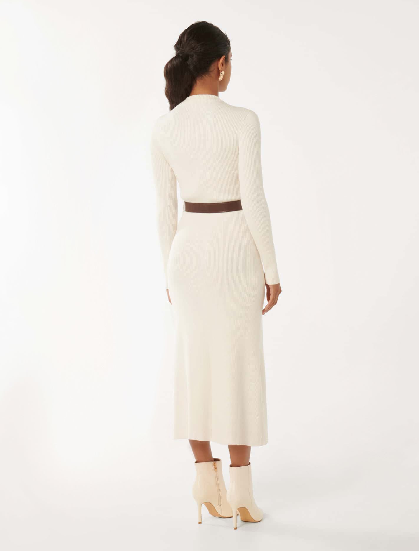 Luisa Petite Fit And Flarebelted Midi Dress Forever New