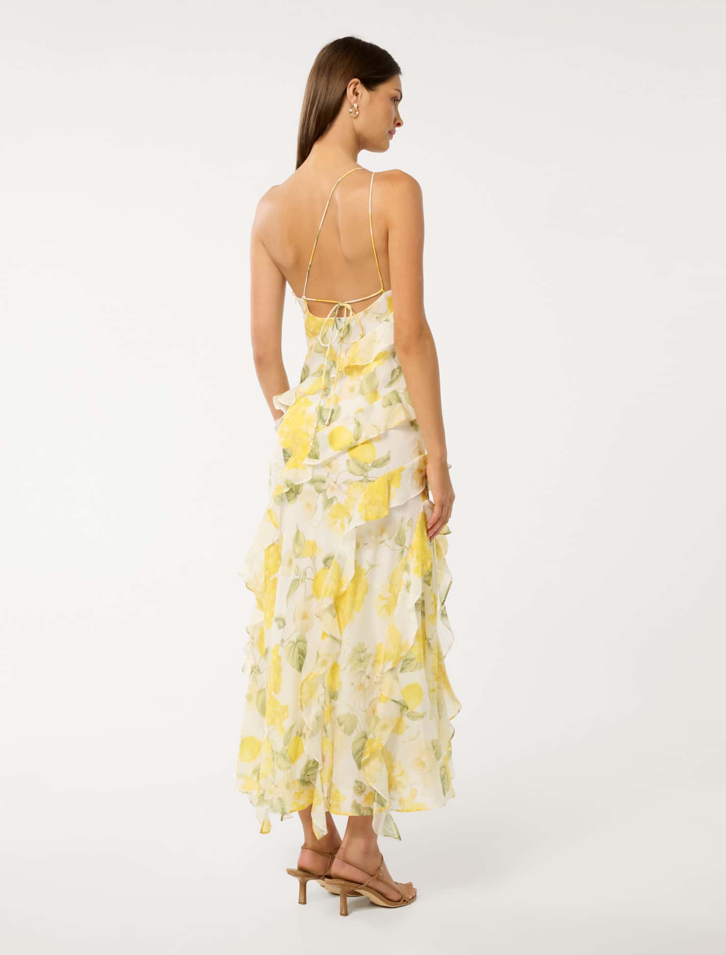 Belle One Shoulder Ruffle Dress Forever New