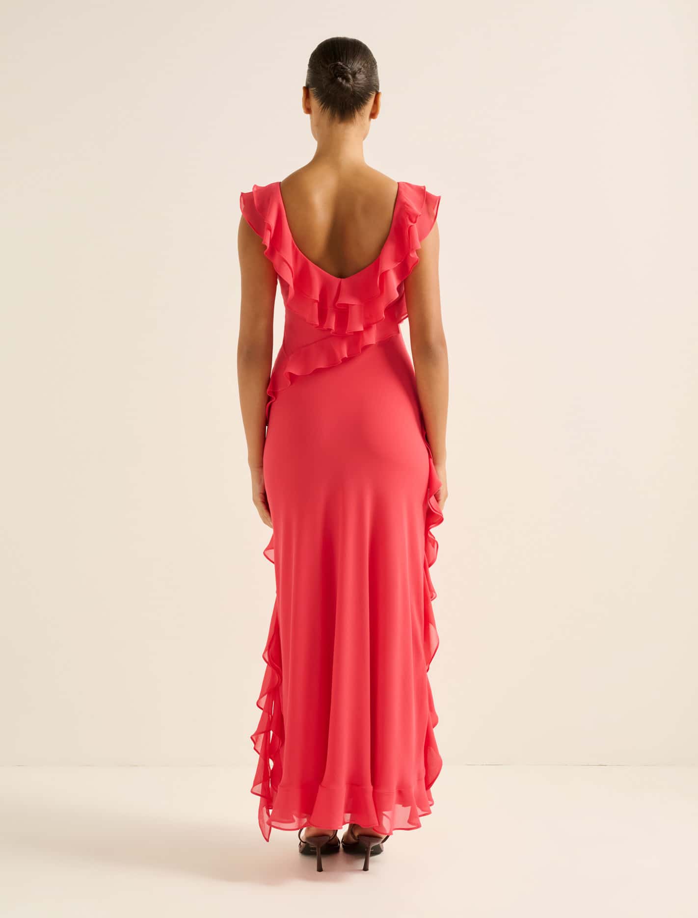 Olive Ruffle Dress Forever New