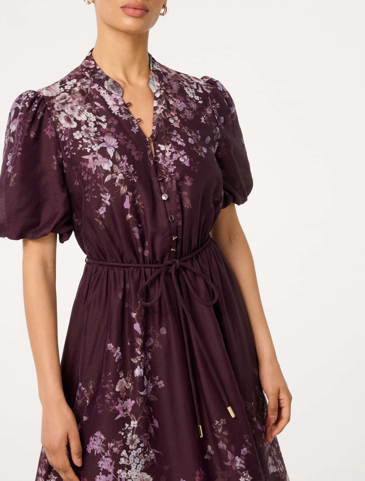 Adele Petite Printed Midi Dress Forever New