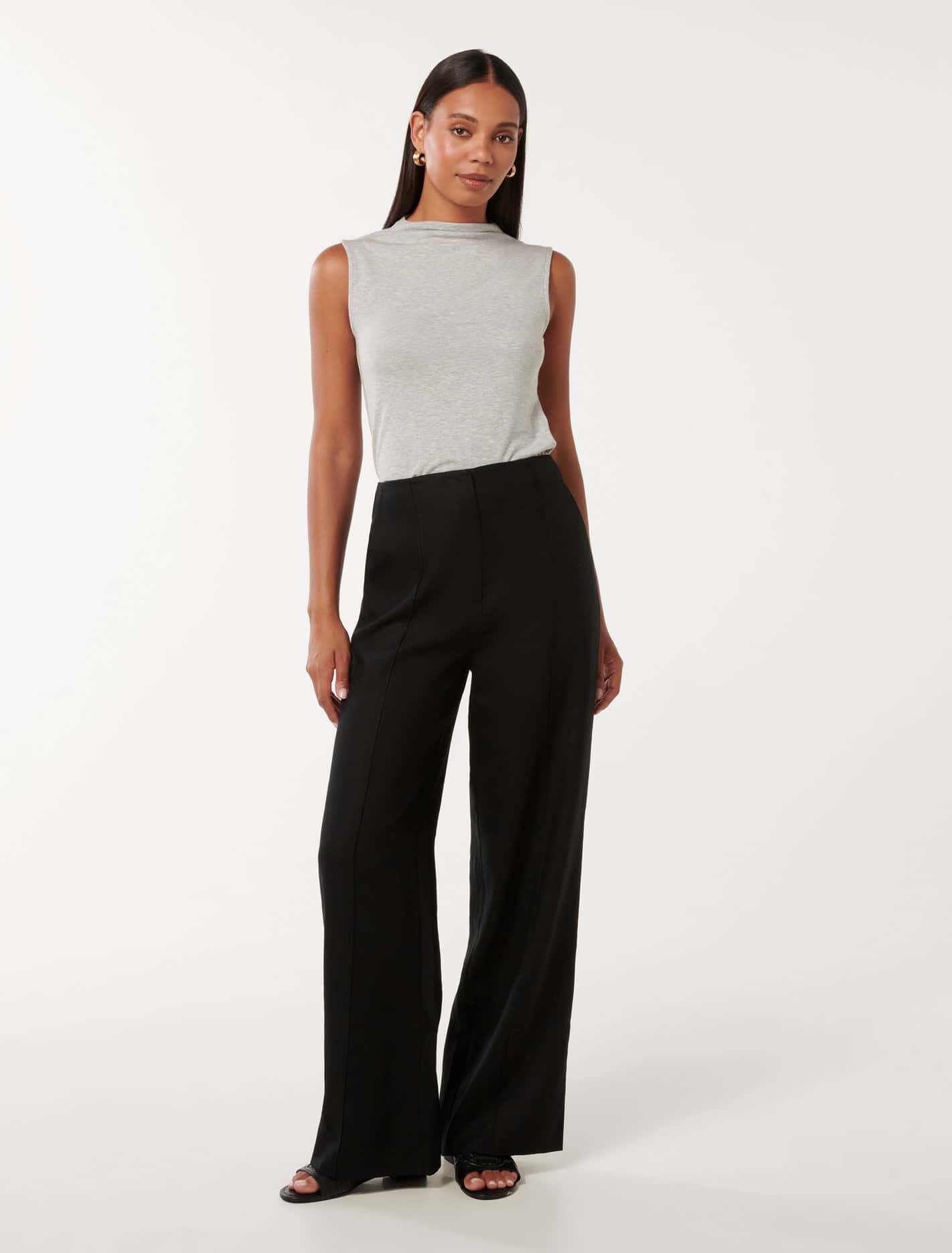 Posey Linen Wide Leg Pants Forever New