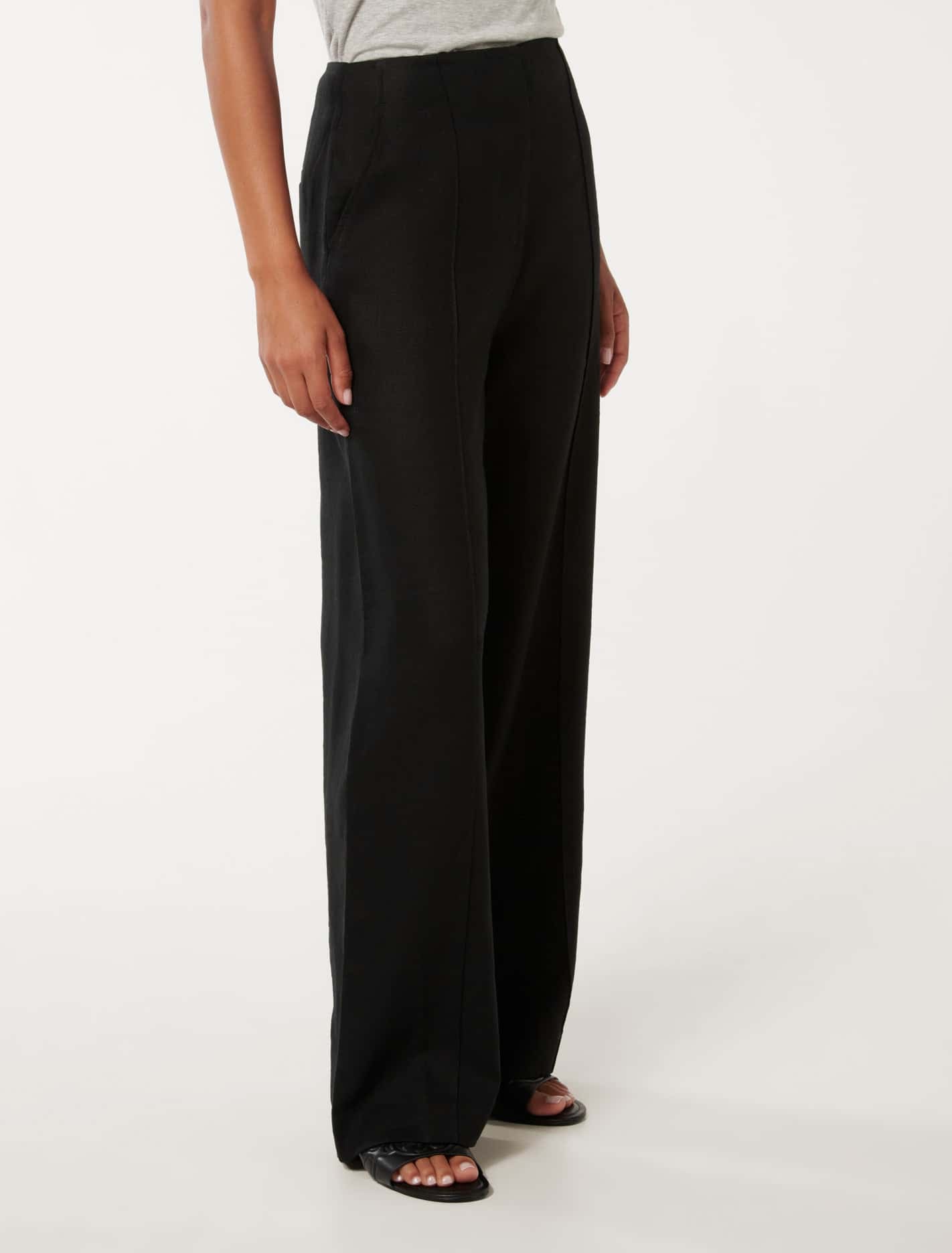 Posey Linen Wide Leg Pants Forever New