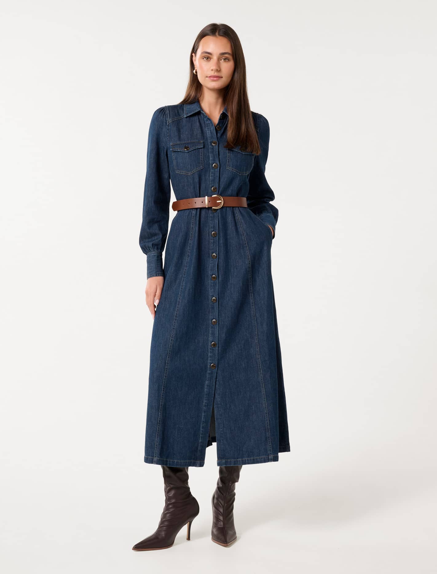 Elizabeth Denim Dress Forever New