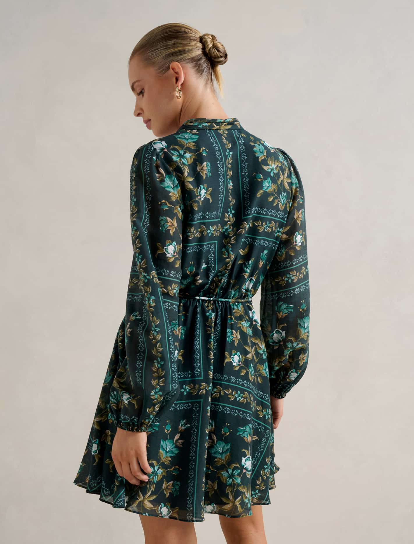 Tamila Printed Skater Mini Dress Forever New