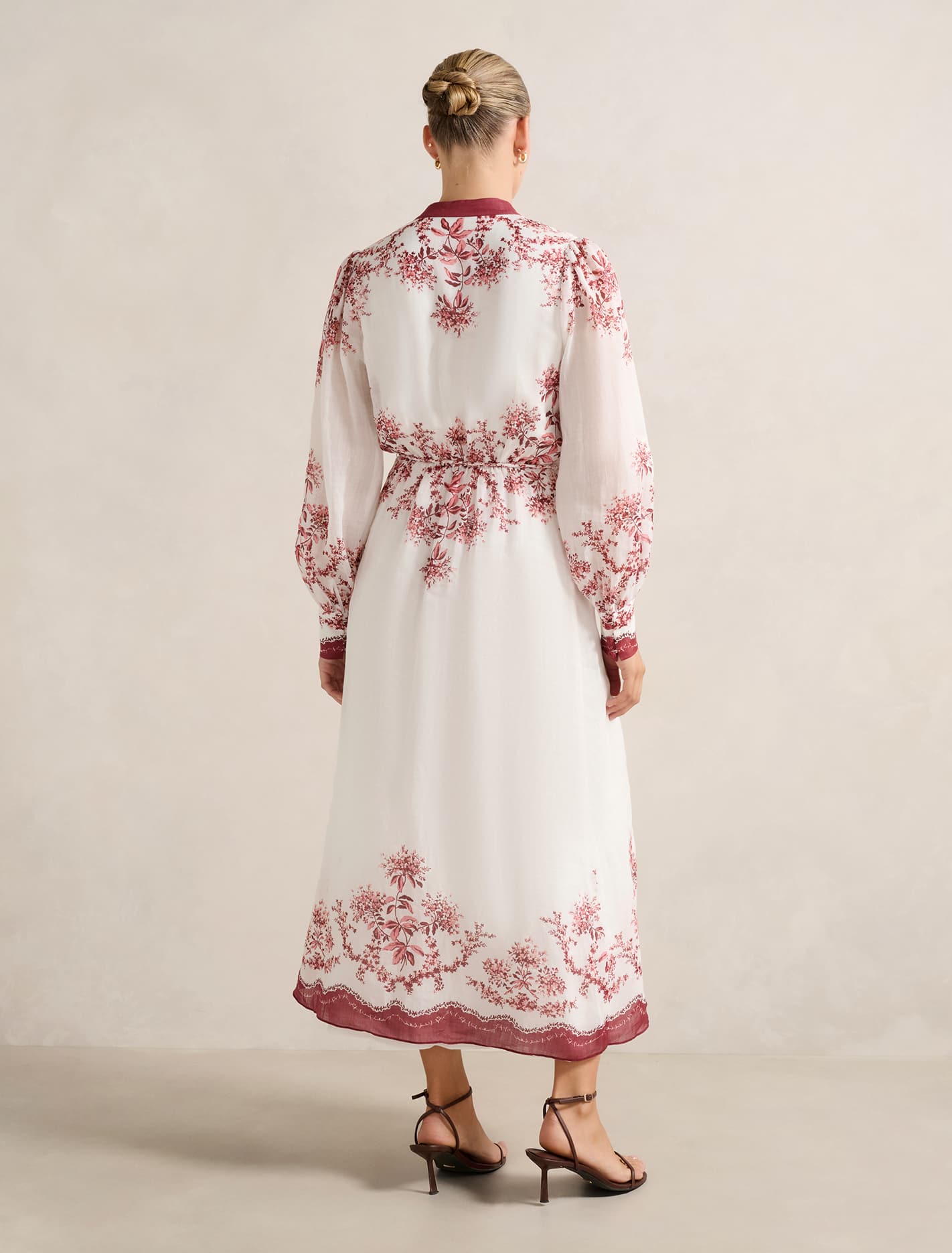 Morgan Printed Midi Dress Forever New