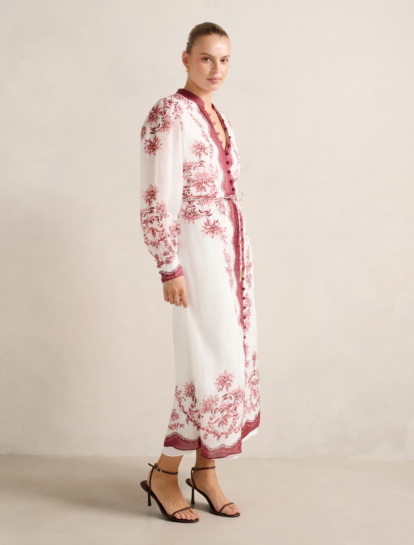 Morgan Printed Midi Dress Forever New