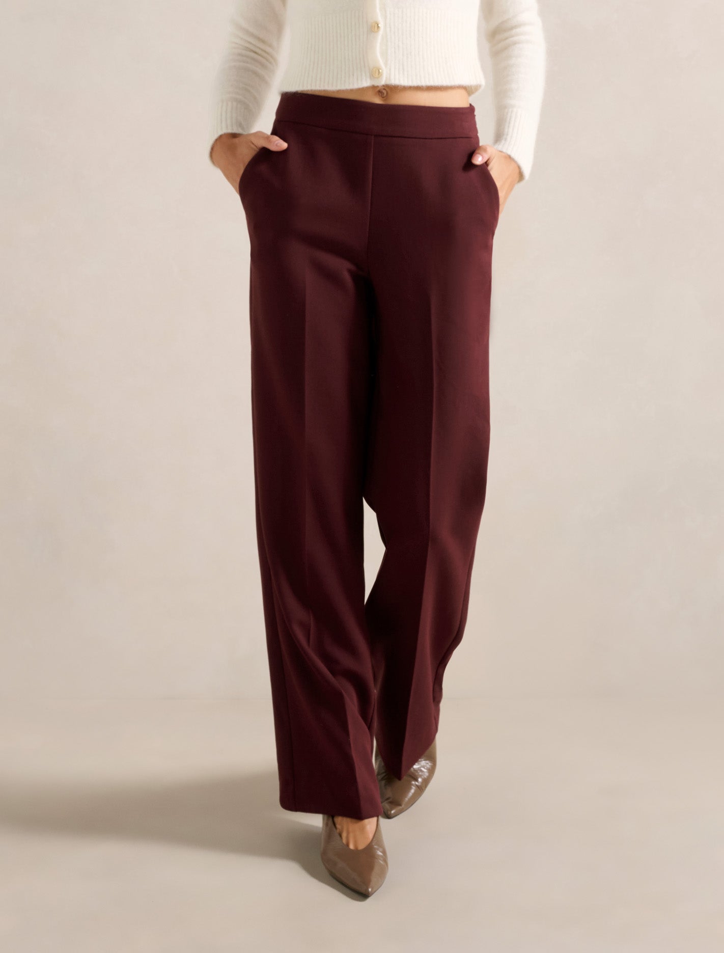 Marissa Wide Leg Pants Shiraz | Forever New