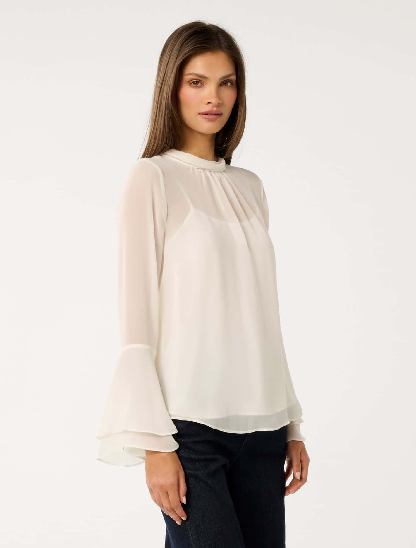 Edwina Sheer Blouse Forever New