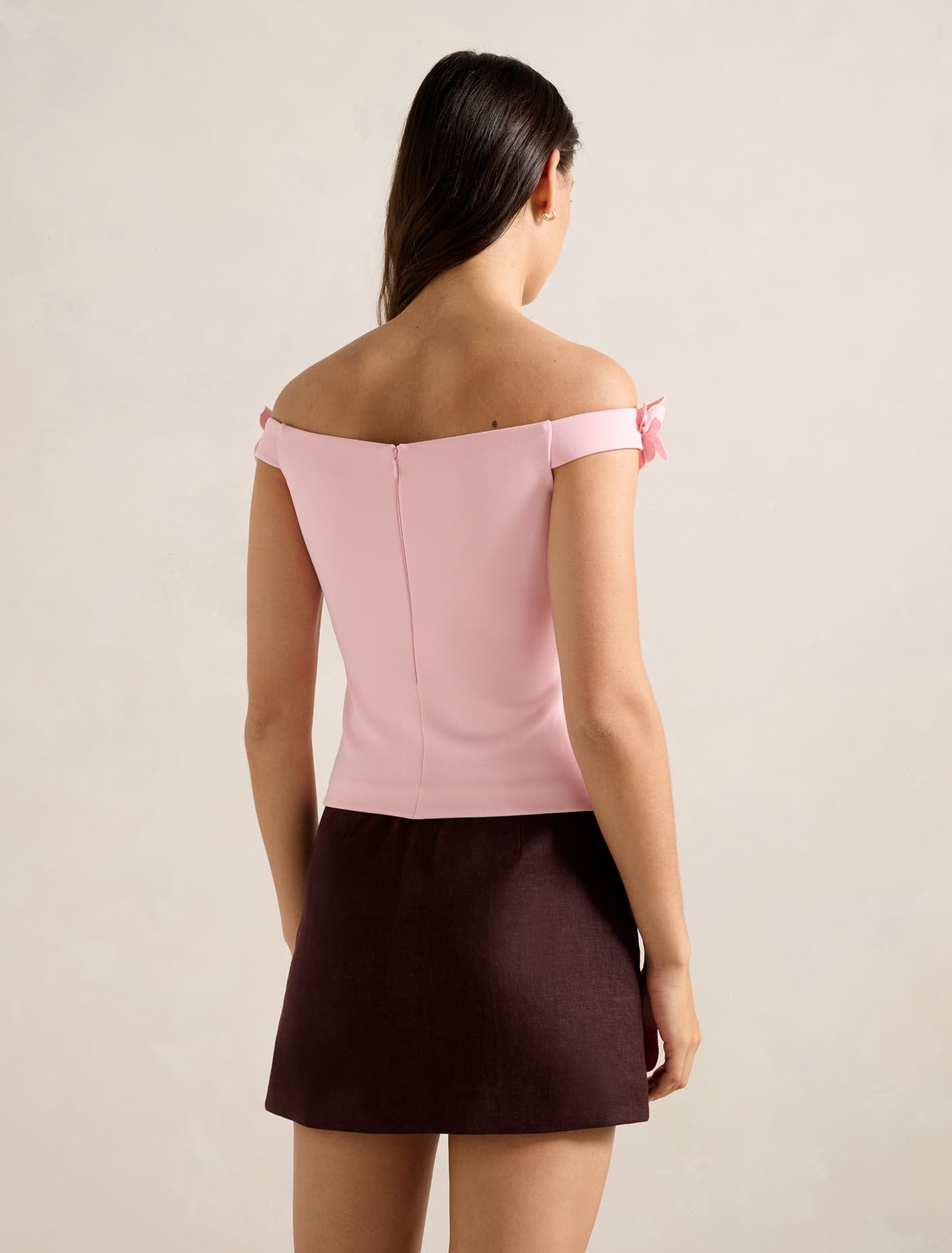 Faye Applique Bardot Top Forever New