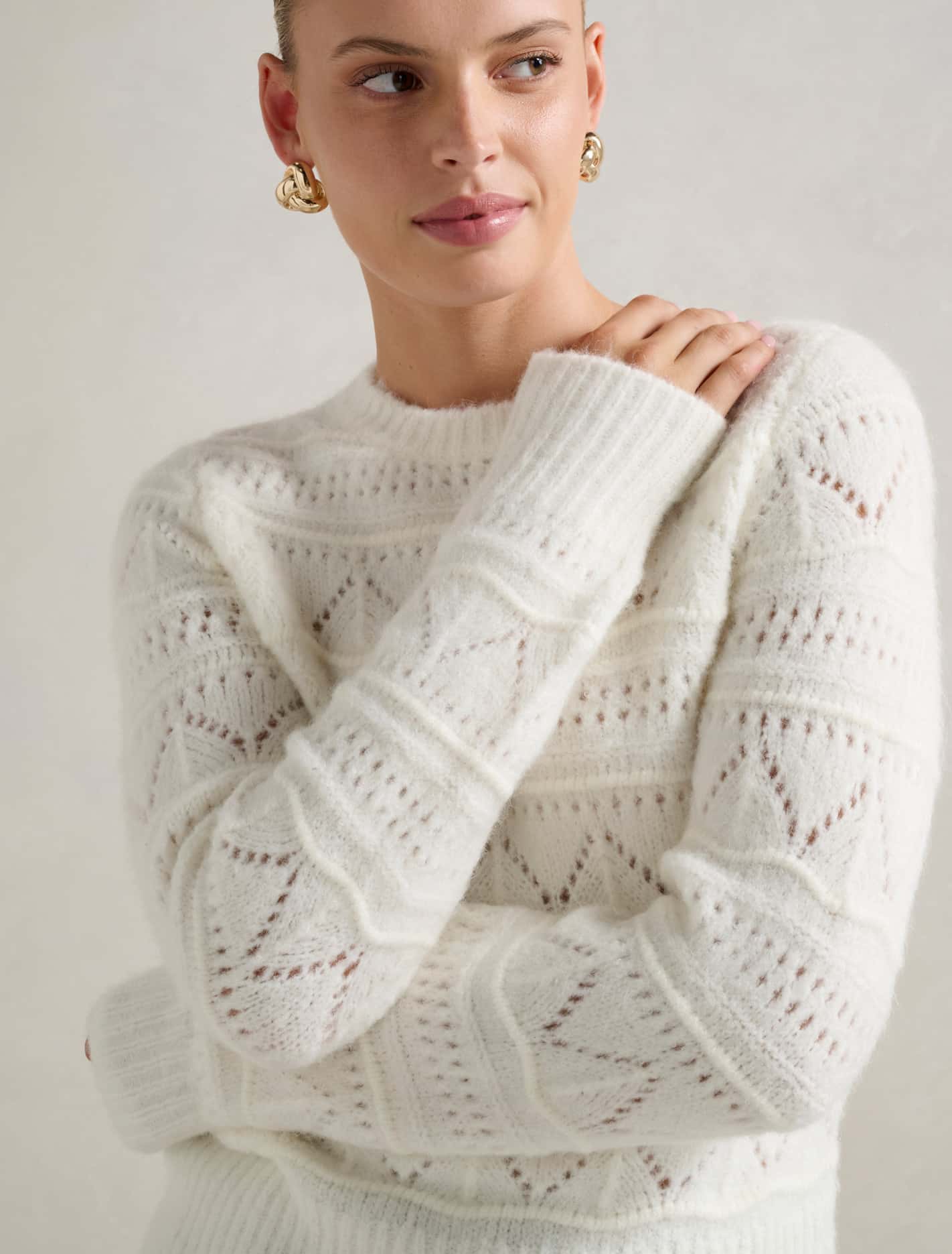 Ellie Pretty Stitch Sweater Forever New