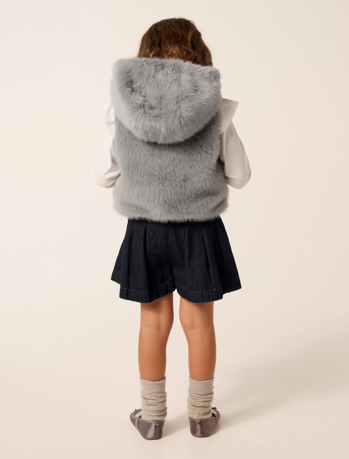 Jacqueline Girls Hooded Vest Forever New