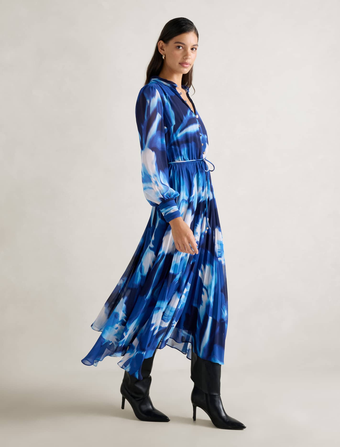 Annabel Button Through Midi Dress Forever New