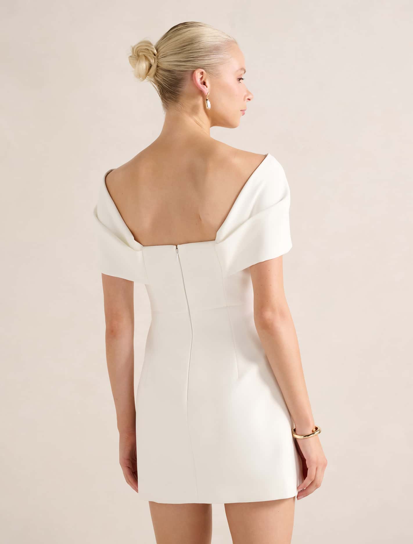 Scottie Strapless Bow Mini Dress Forever New