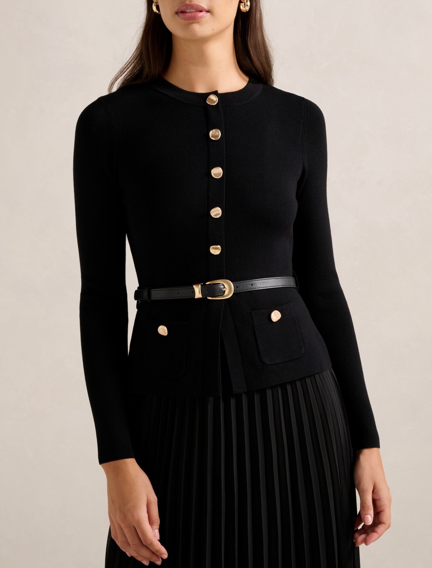 Daphne Long Sleeve Midi Dress Forever New