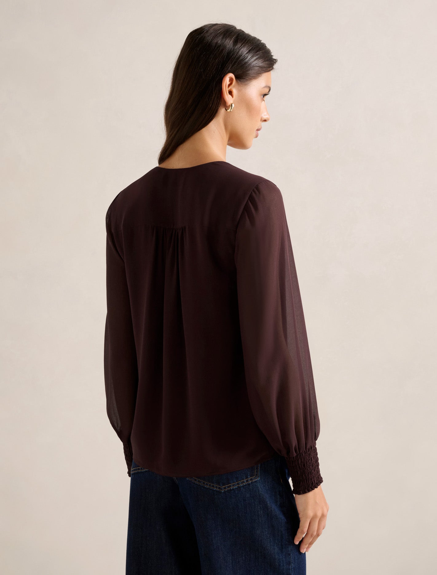 Piper Gathered Yoke Blouse Forever New