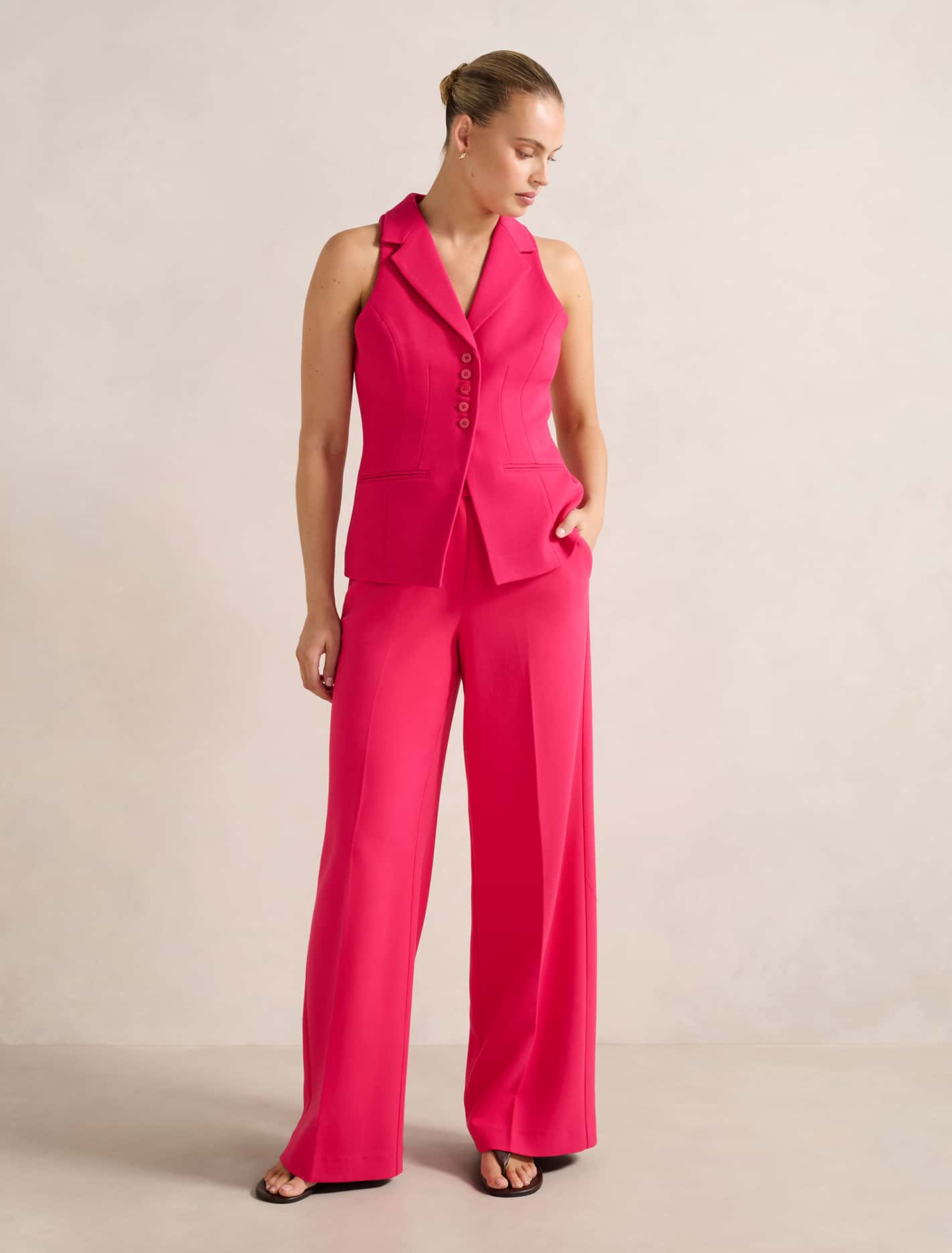 Noelle Halter Waistcoat Forever New