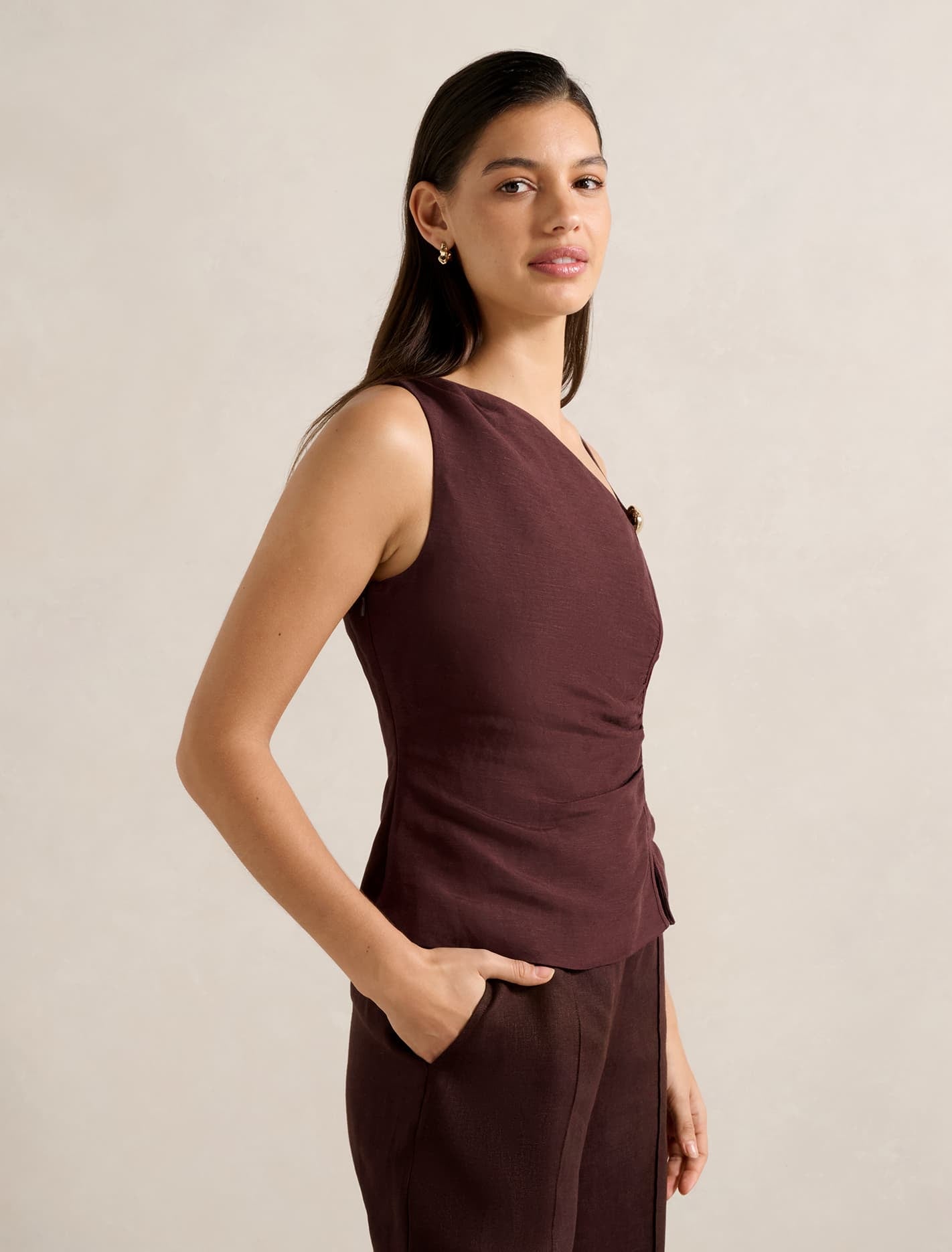 Lacey One Shoulder Top Forever New