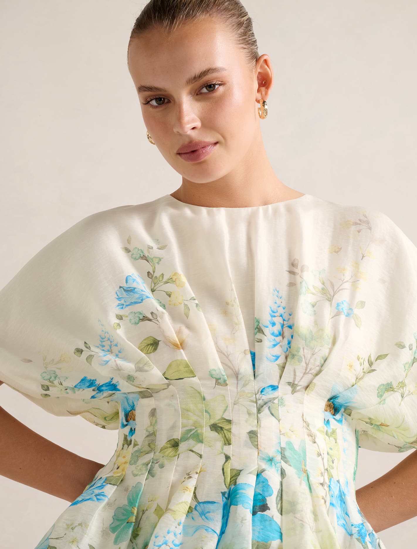 Mary Pleated Top Forever New