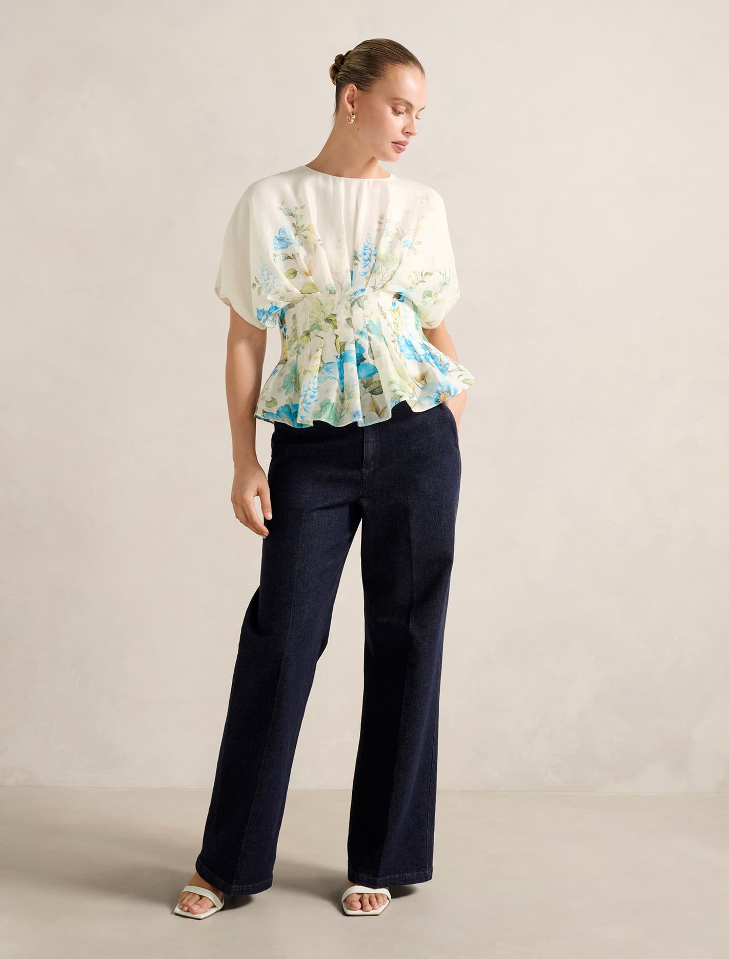Mary Pleated Top Forever New