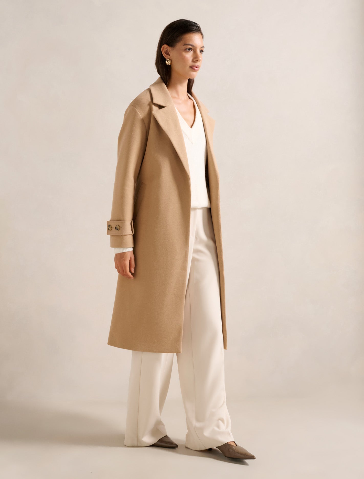 Heidi Double Breasted Wrap Coat Forever New