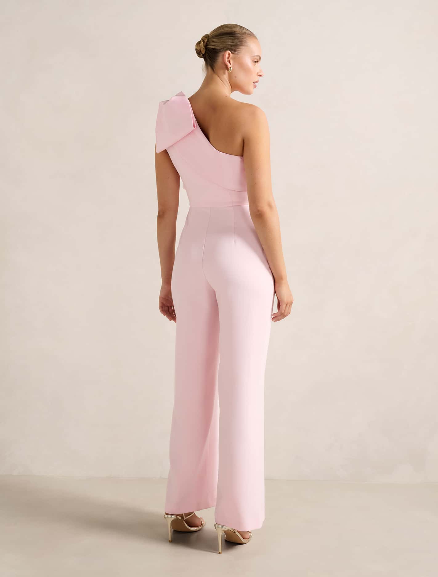 Donna Asym Bow Jumpsuit Forever New