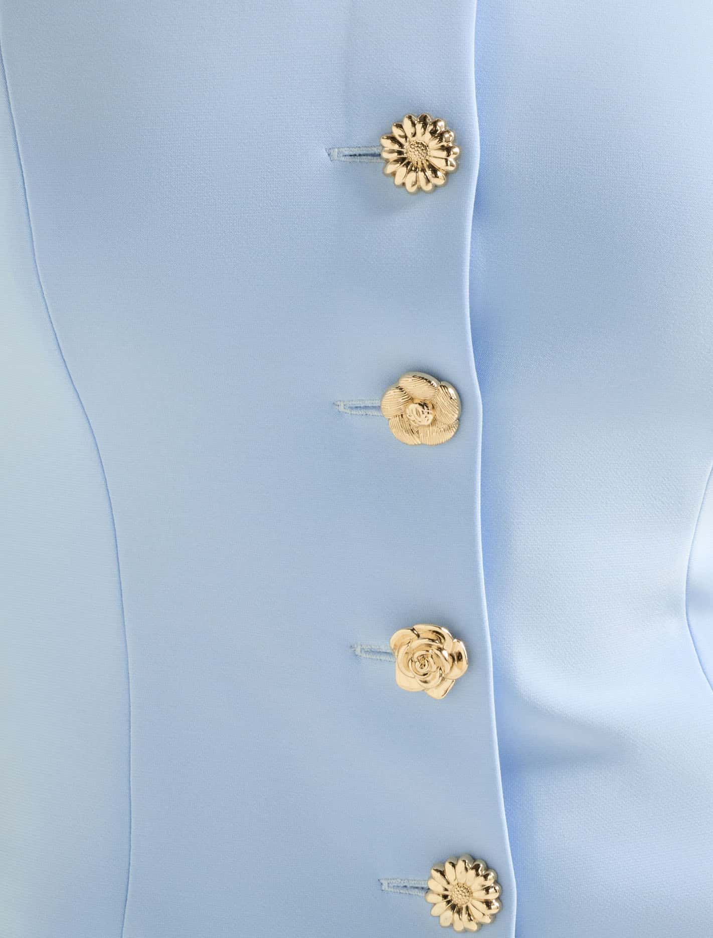 Tilly Button Detail Halter Top Forever New