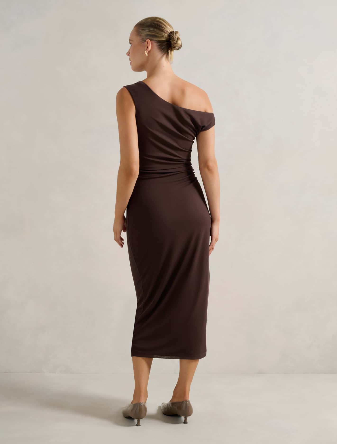 Gisella Tipped Mesh Midi Dress Forever New