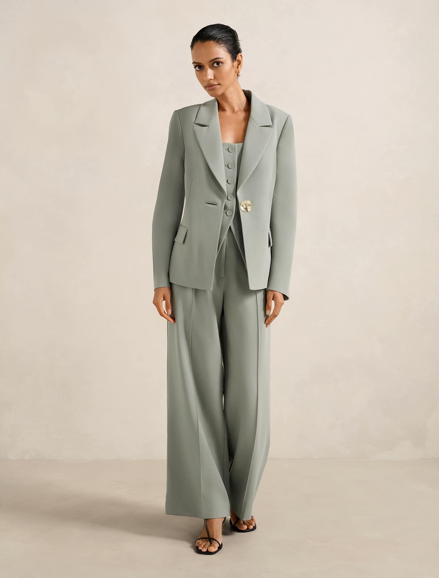 Winslet Petite Wide Leg Pants Forever New