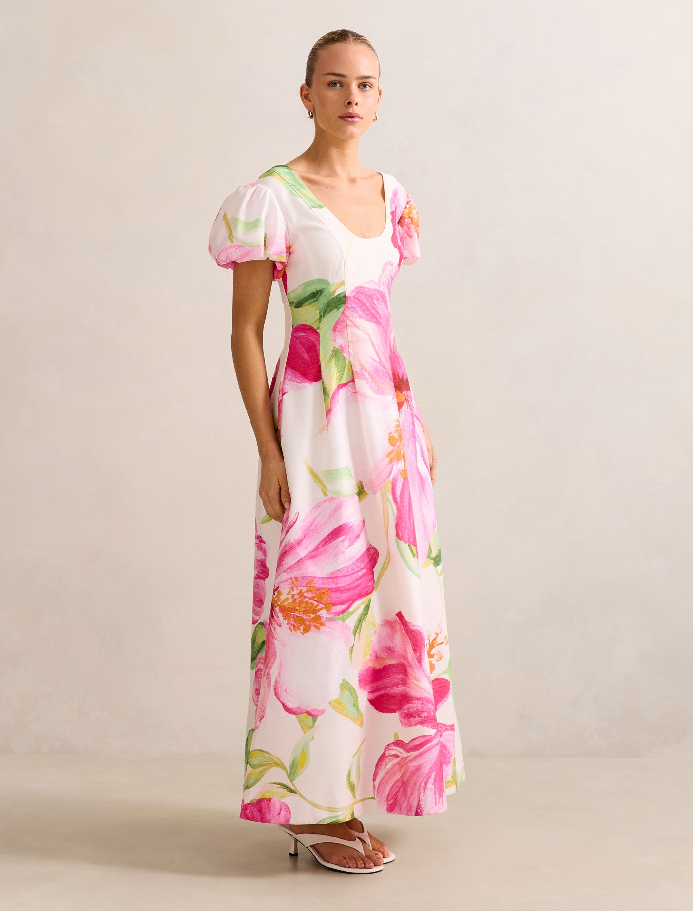 Lily Scoop Neck Midi Dress Forever New