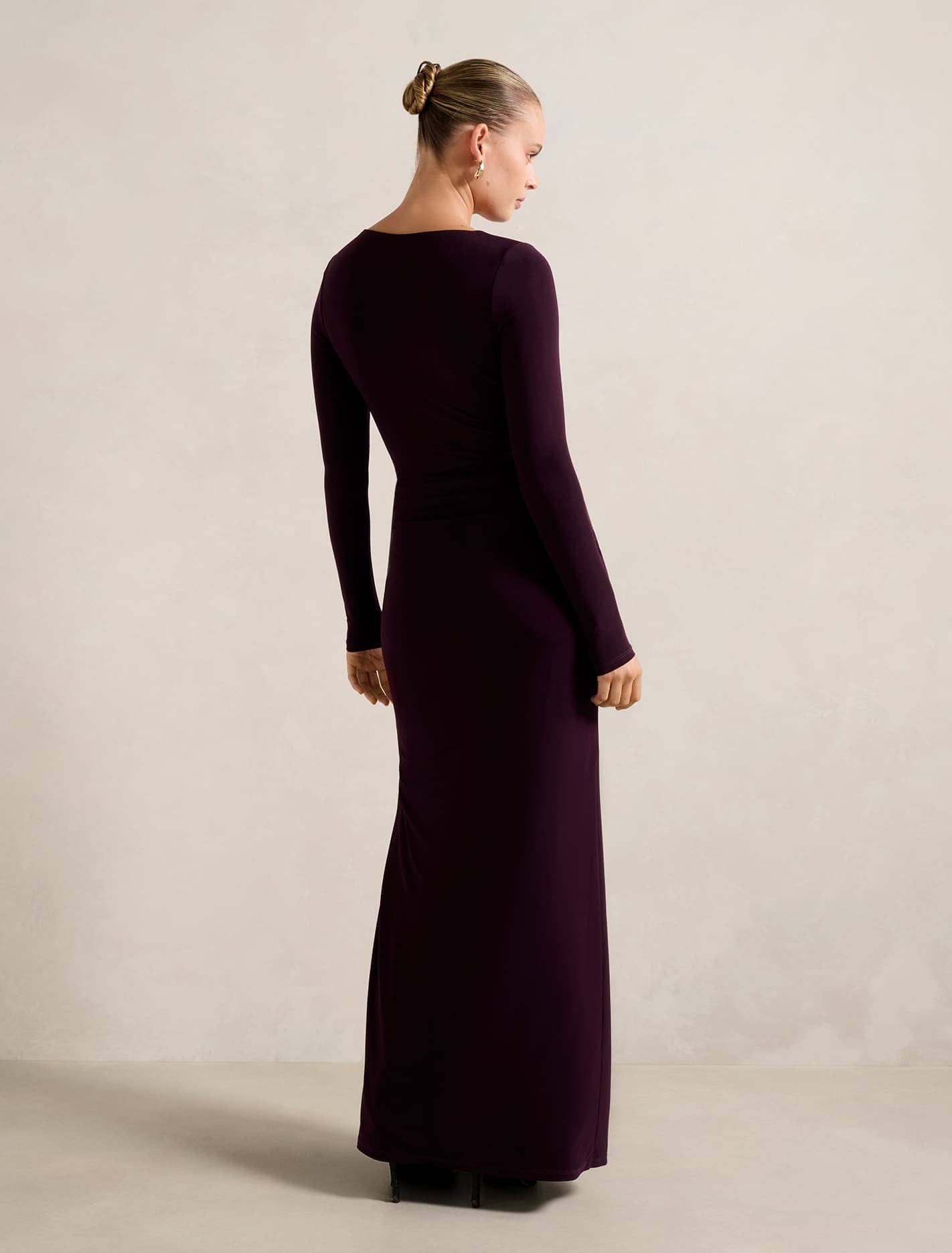 Florence Ruched Jersey Midi Dress Forever New
