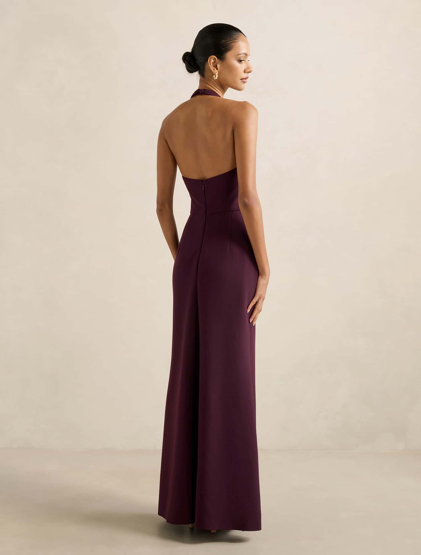 Willow Petite Halter Wrap Maxi Dress Forever New