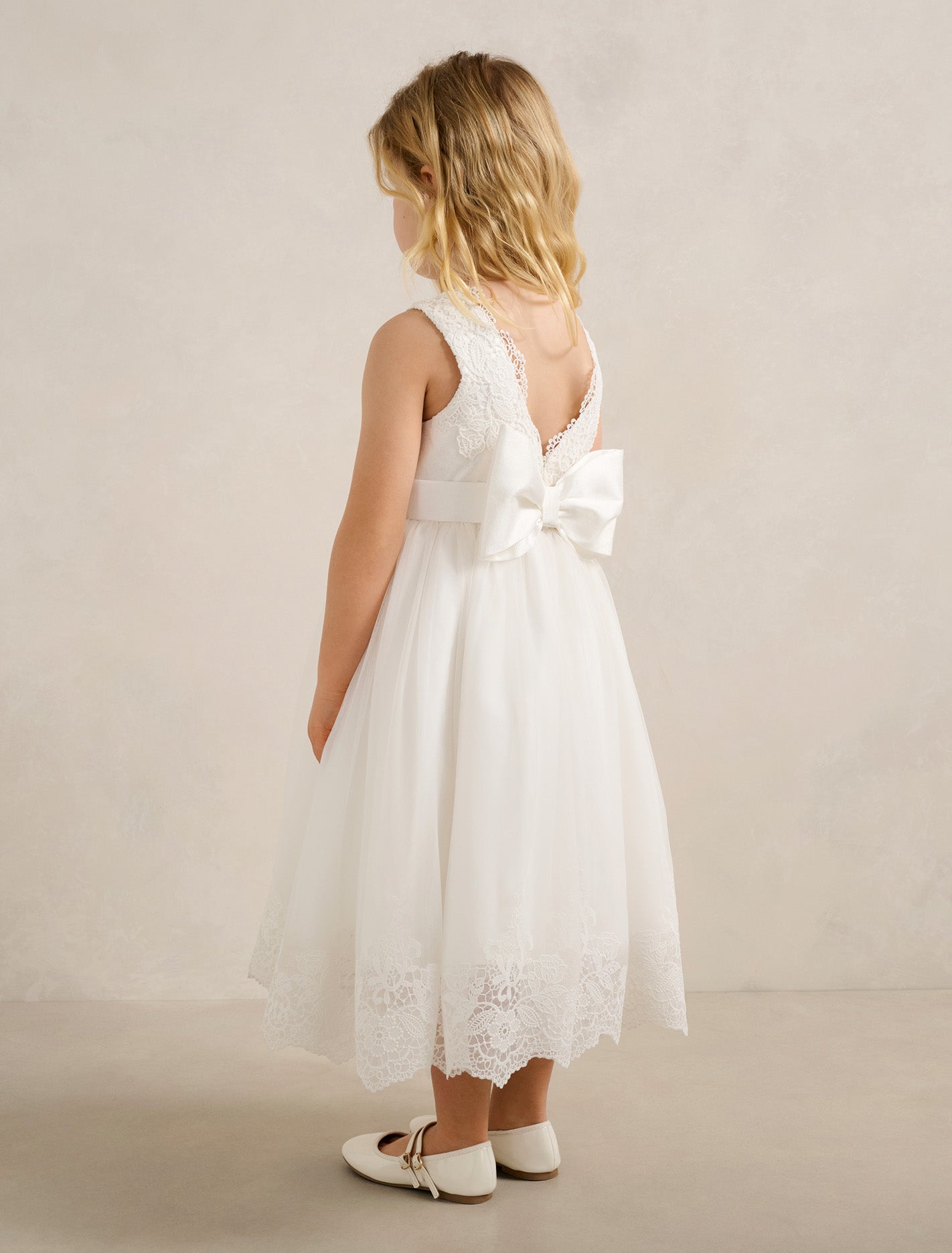 Scarletta Girls Lace Trim Dress Forever New