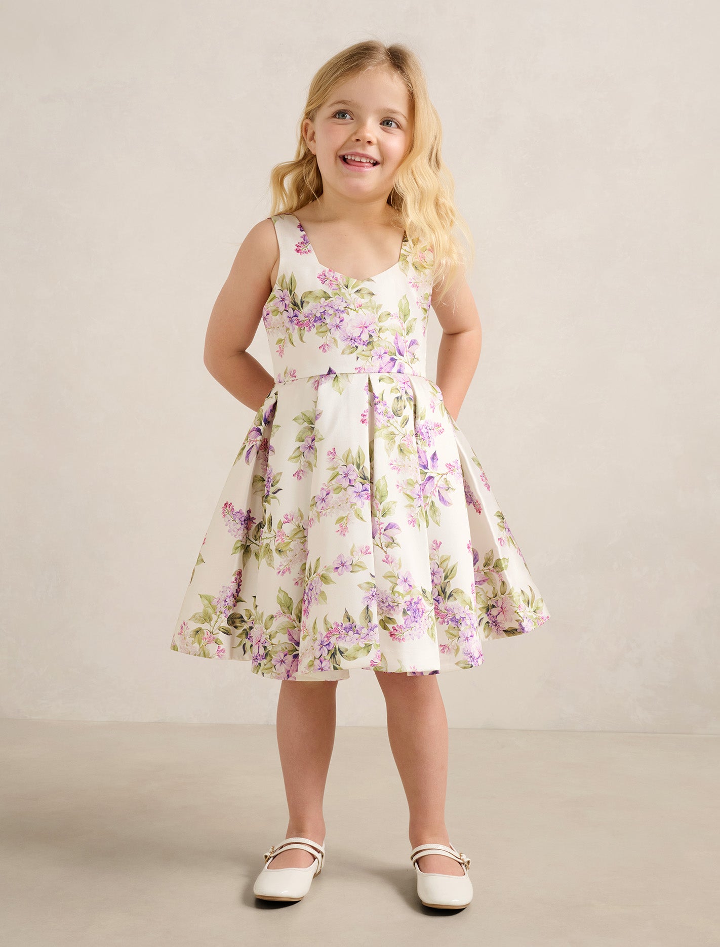 Isabel Girls Mini Print Dress Forever New