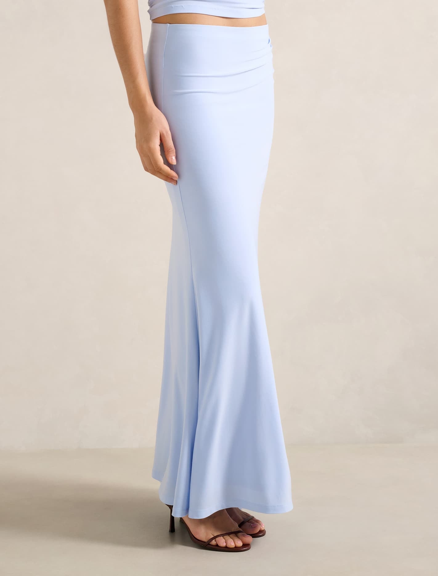 Mimi Flute Maxi Skirt Forever New