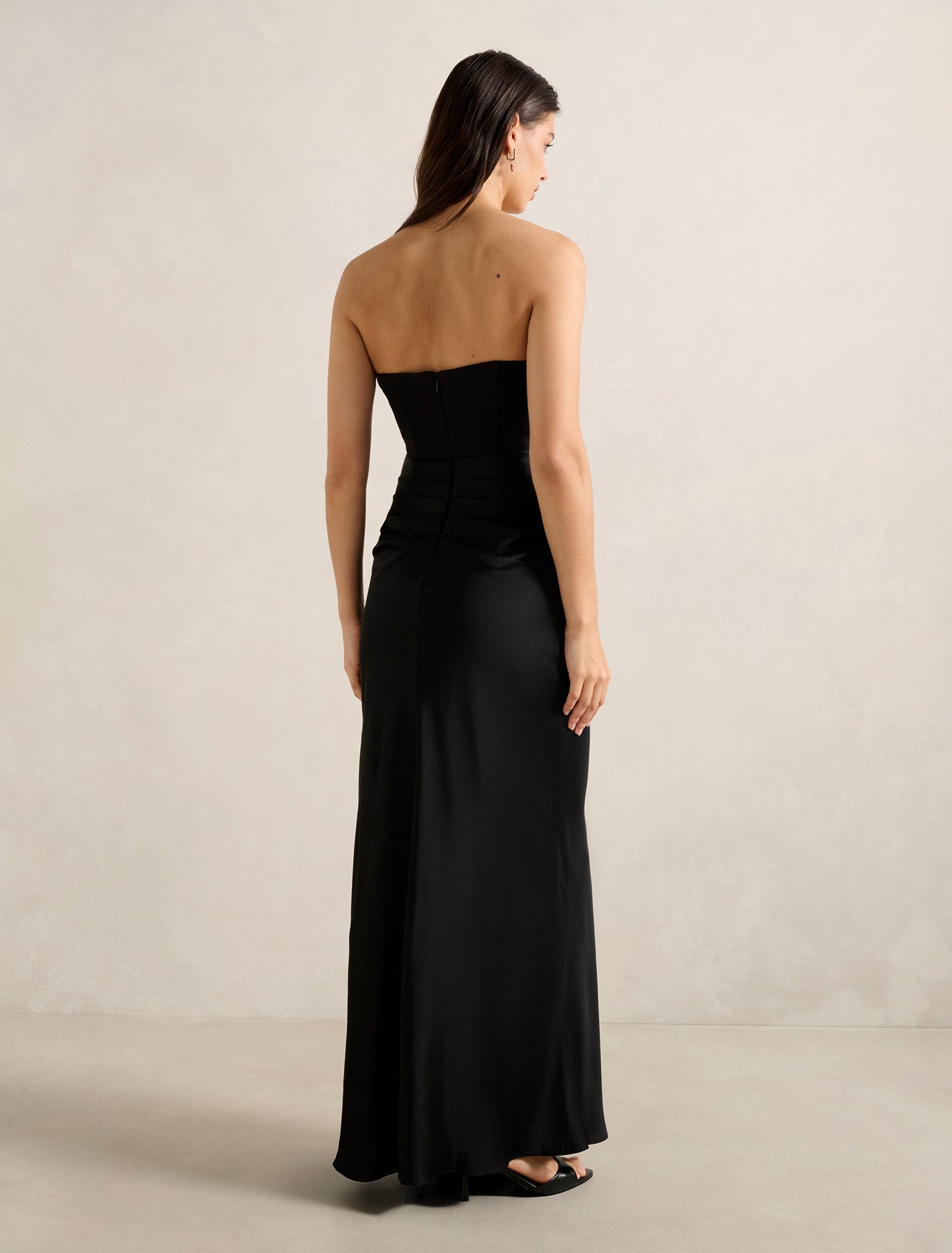 Isra Drape Strapless Maxi Dress Forever New