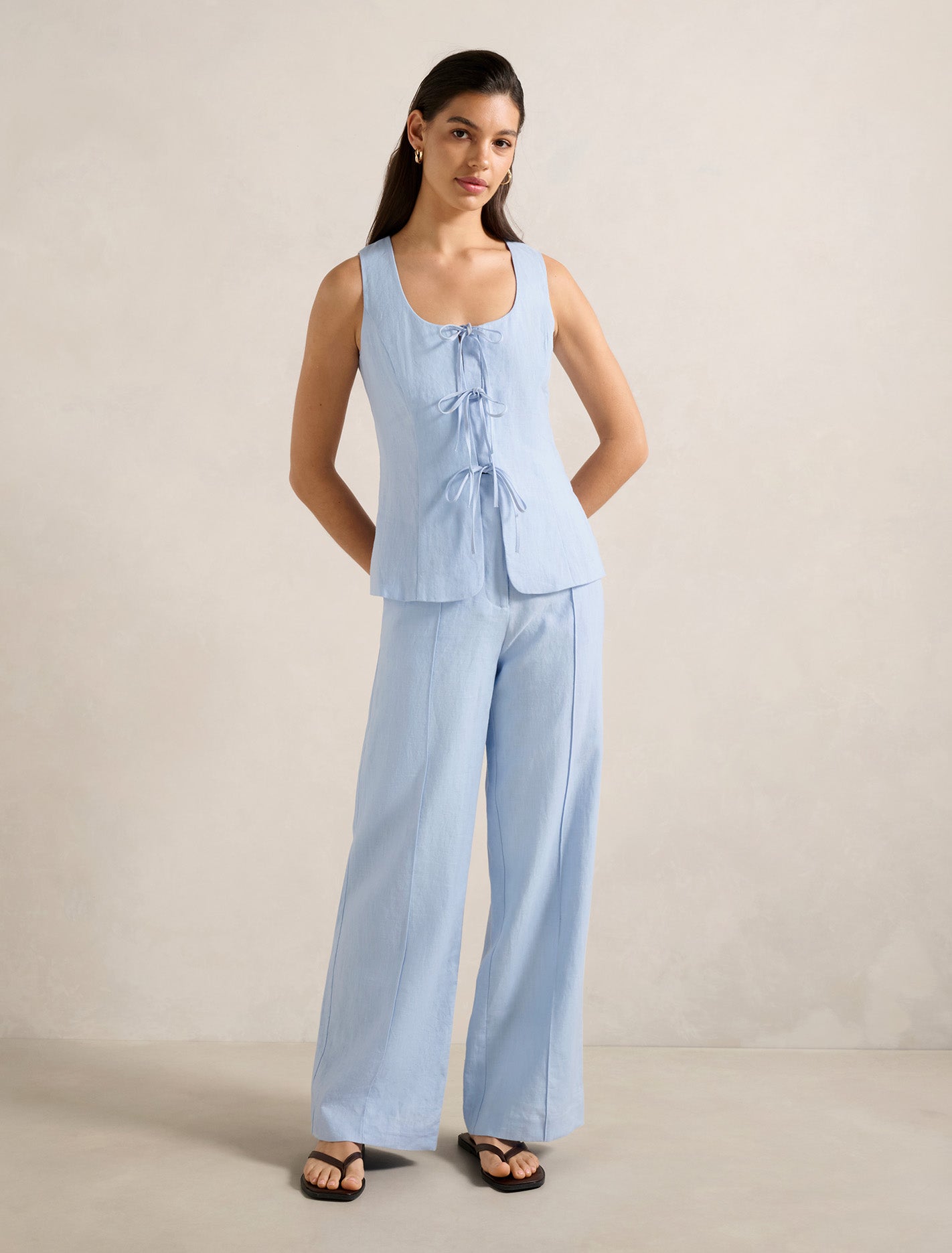 Tia Tie Front Waistcoat